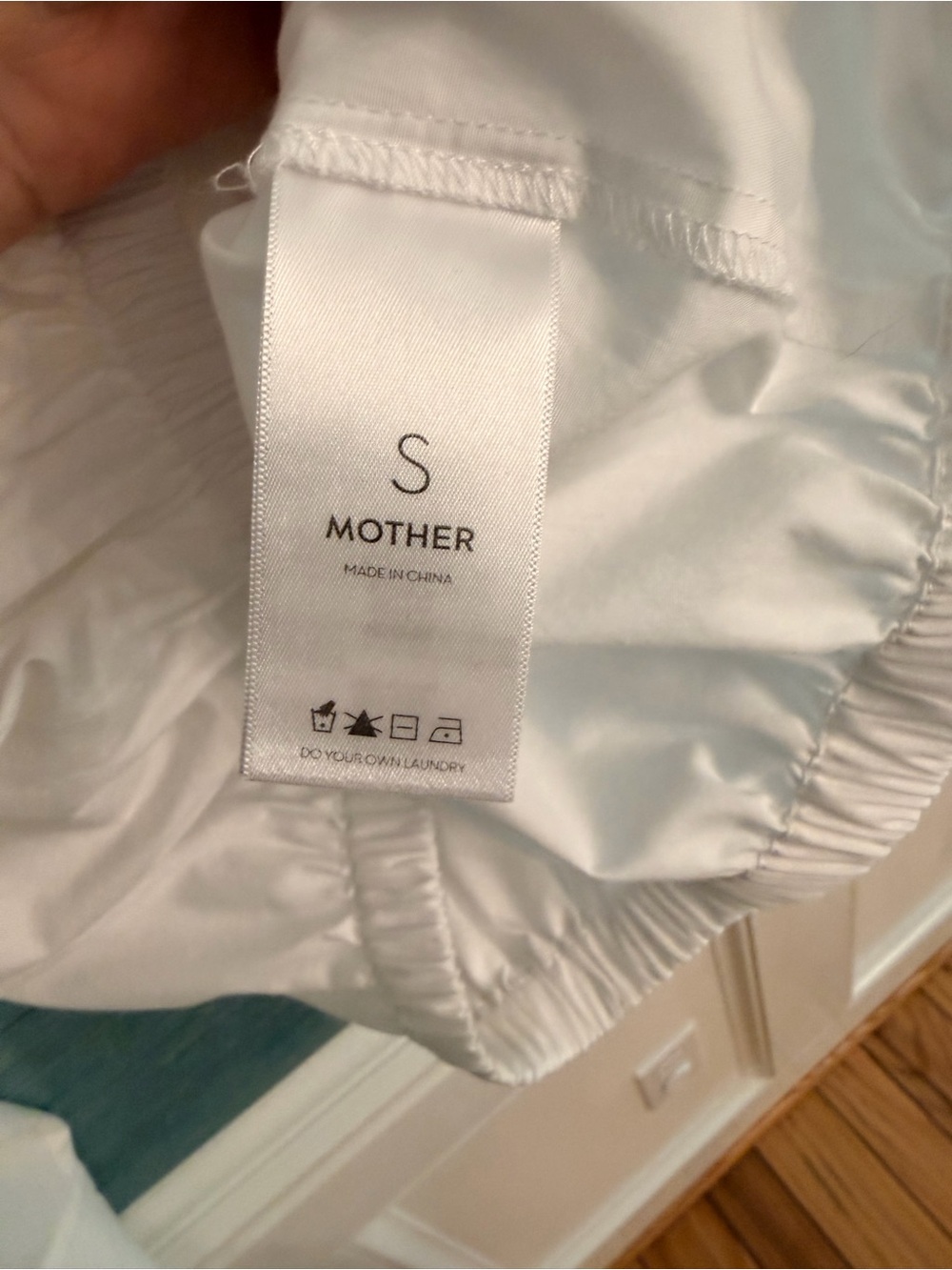 NWT - Mother The Scrunchie Frenchie Oxford Shirt - Small - Picture 6 of 15